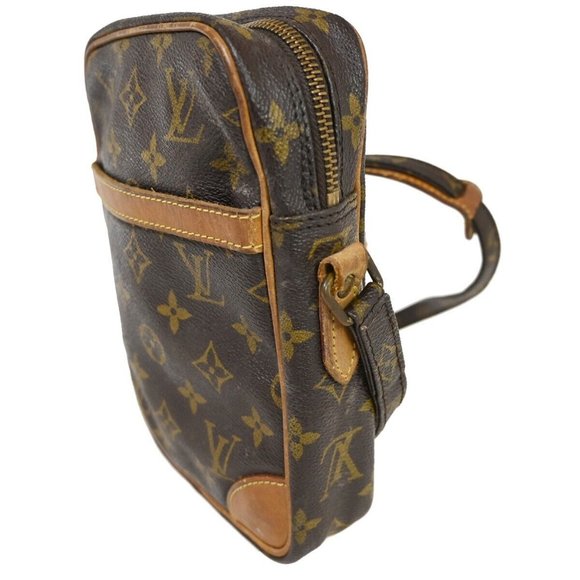 LOUIS VUITTON Danube Shoulder Bag Monogram Leather Brown France M45266 - Picture 8 of 16